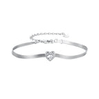 925 Sterling Silver Pavé CZ Bracelet for Women