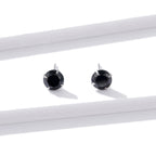 925 Sterling Silver Earrings with Pavé Setting CZ