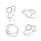 925 Sterling Silver Oxidized Ring Size 6.0 for Women
