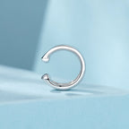 S925 Sterling Silver Plated Platinum Earrings