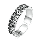 925 Oxidized Silver 0.5cm Ring
