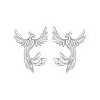 925 Sterling Silver Plated White Gold Earrings for Women