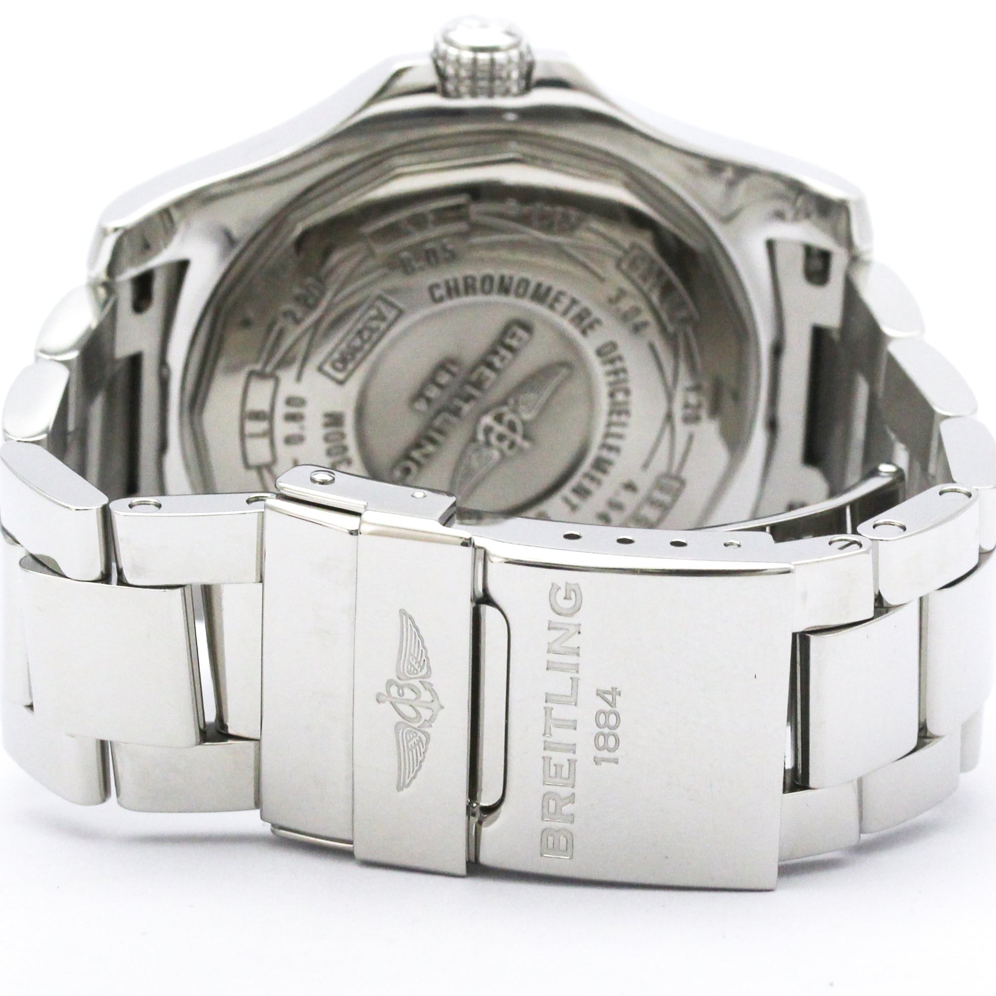 Breitling Avenger II GMT Steel Automatic Mens Watch — A32390-BA