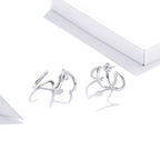 925 Sterling Silver Oxidized Earrings for Women