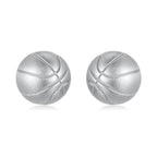 925 Sterling Silver Plated White Gold Earrings