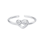 925 Sterling Silver & Plated White Gold 1.6mm Ring for Women