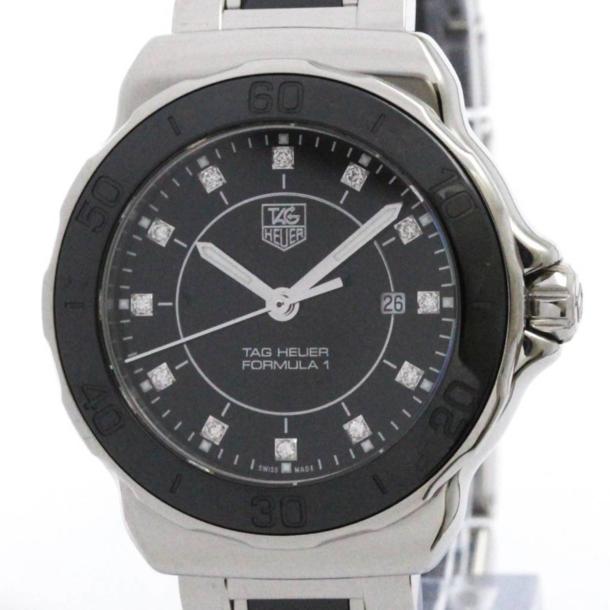 TAG Heuer Formula 1 Quartz Diamond Ceramic Steel Ladies Watch — WAH1314.BA0867