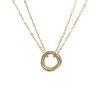 Cartier Baby Trinity Necklace — Three Golds, One Idea