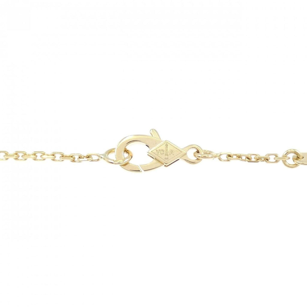 Van Cleef & Arpels Vintage Alhambra Necklace — Luck, Carved in Gold