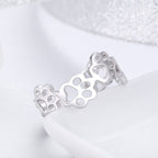 925 Sterling Silver Ring 0.2cm Width for Women