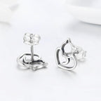 925 Sterling Silver Oxidized Earrings