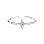 925 Sterling Silver Oxidized Silver 0.12cm Ring for Men