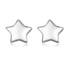 S925 Sterling Silver Earrings with Plated Platinum Finish for Women