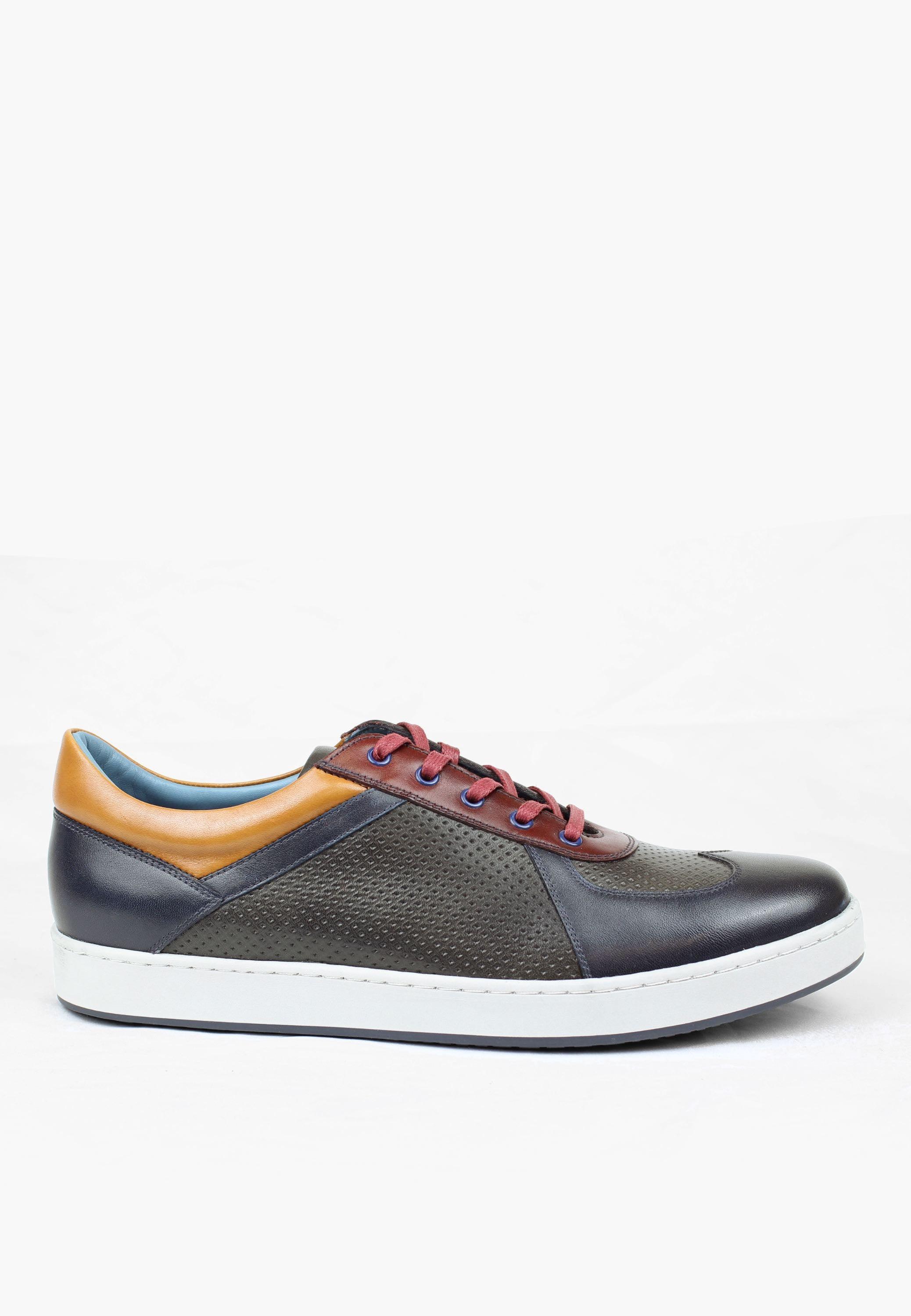 Downtown Sneaker Navy Grey
