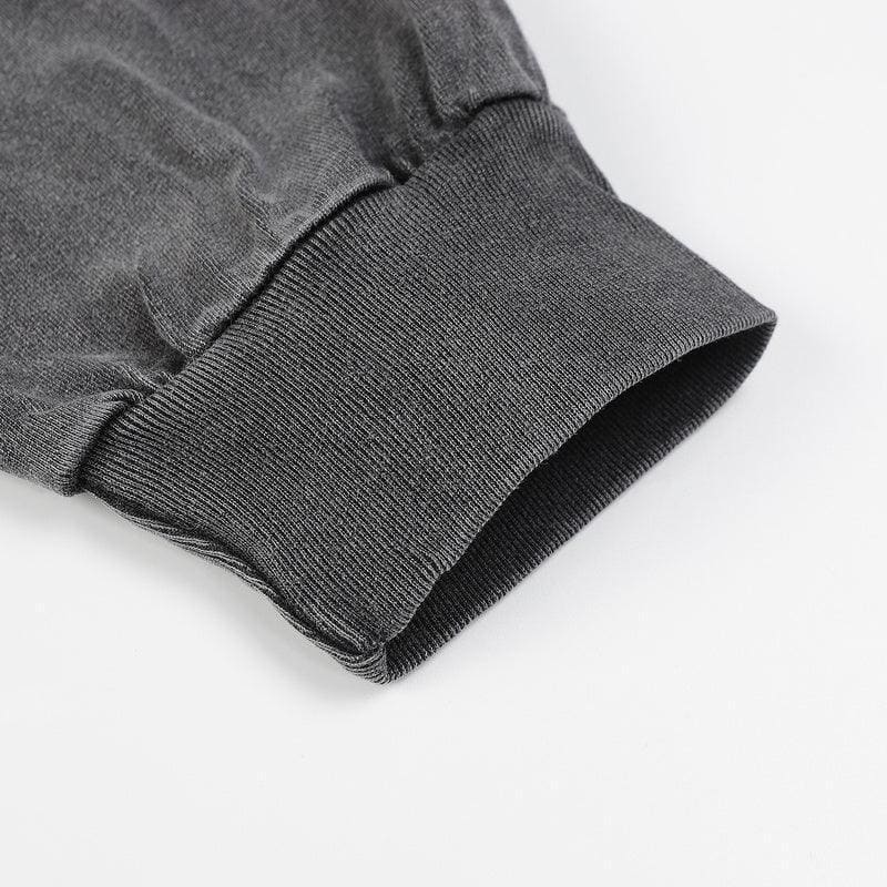 Drew House Secret Smiling Face Alphabet Long Sleeves 'Grey'