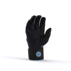 Drip & Rip™ 'Baller' Series Premium Leather Long Cuff Batting Glove Black Ice