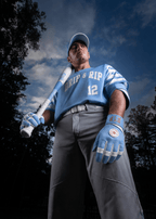 Drip & Rip™ "Baller" Series Premium Leather Long Cuff Batting Glove Cotton Candy