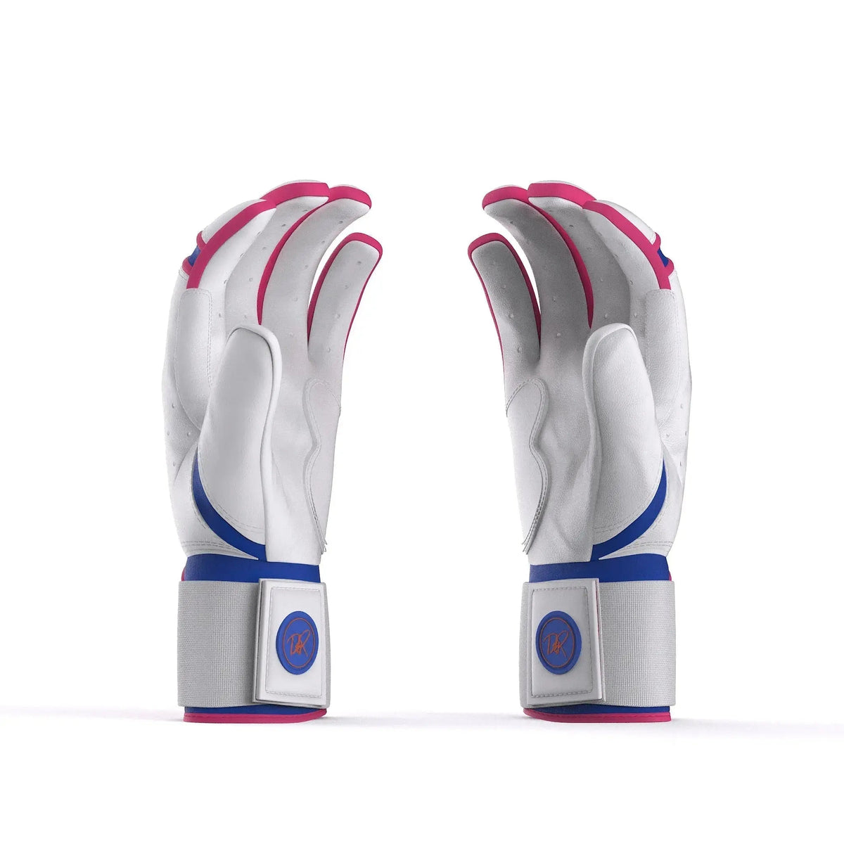 Drip & Rip™ 'Baller' Series Premium Leather Long Cuff Batting Glove South Beach Smoke