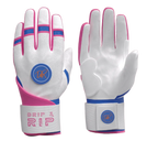 Drip & Rip™ 'Baller' Series Premium Leather Long Cuff Batting Glove South Beach Smoke