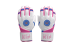 Drip & Rip™ 'Baller' Series Premium Leather Long Cuff Batting Glove South Beach Smoke