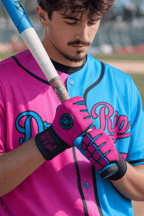 Drip & Rip™ "Baller" Series Premium Leather Long Cuff Batting Gloves Vice Vice Baby