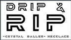 Drip & Rip™ Crystal Baller Danger Zone Necklace