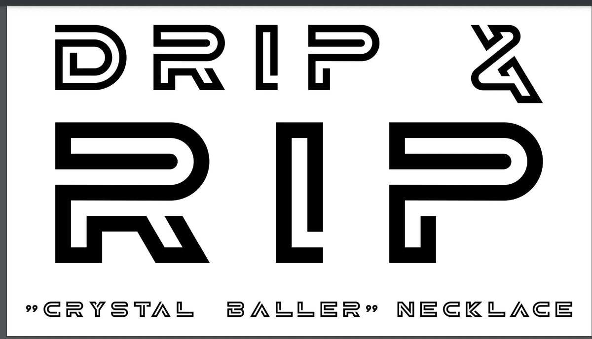 Drip & Rip™ Crystal Baller Danger Zone Necklace