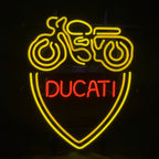 Ducati Motorcycle Neon Sign Light