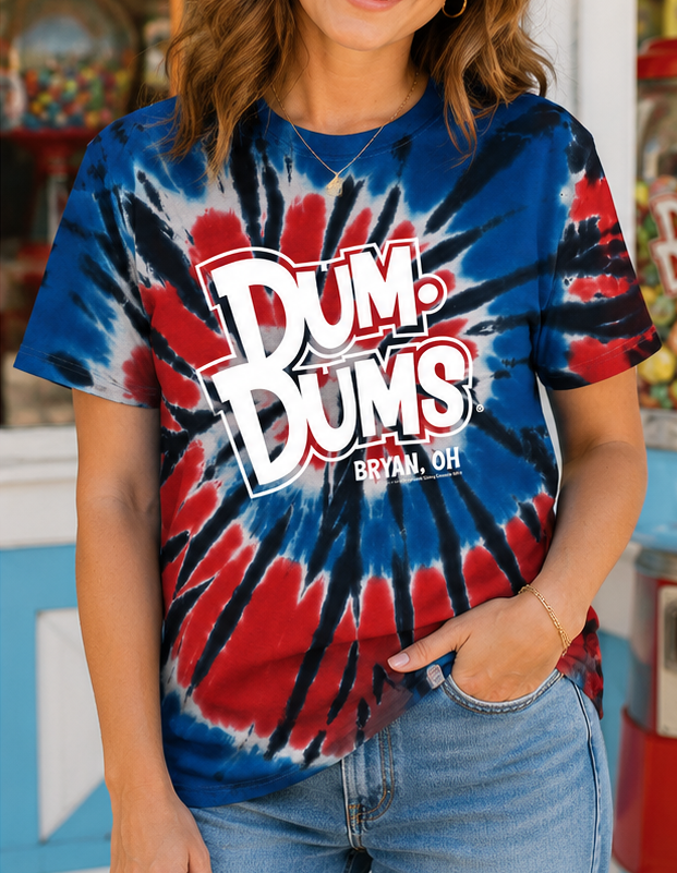Dum Dums®  Ohio Tie-Dye Tee | Unisex Candy Graphic T-Shirt