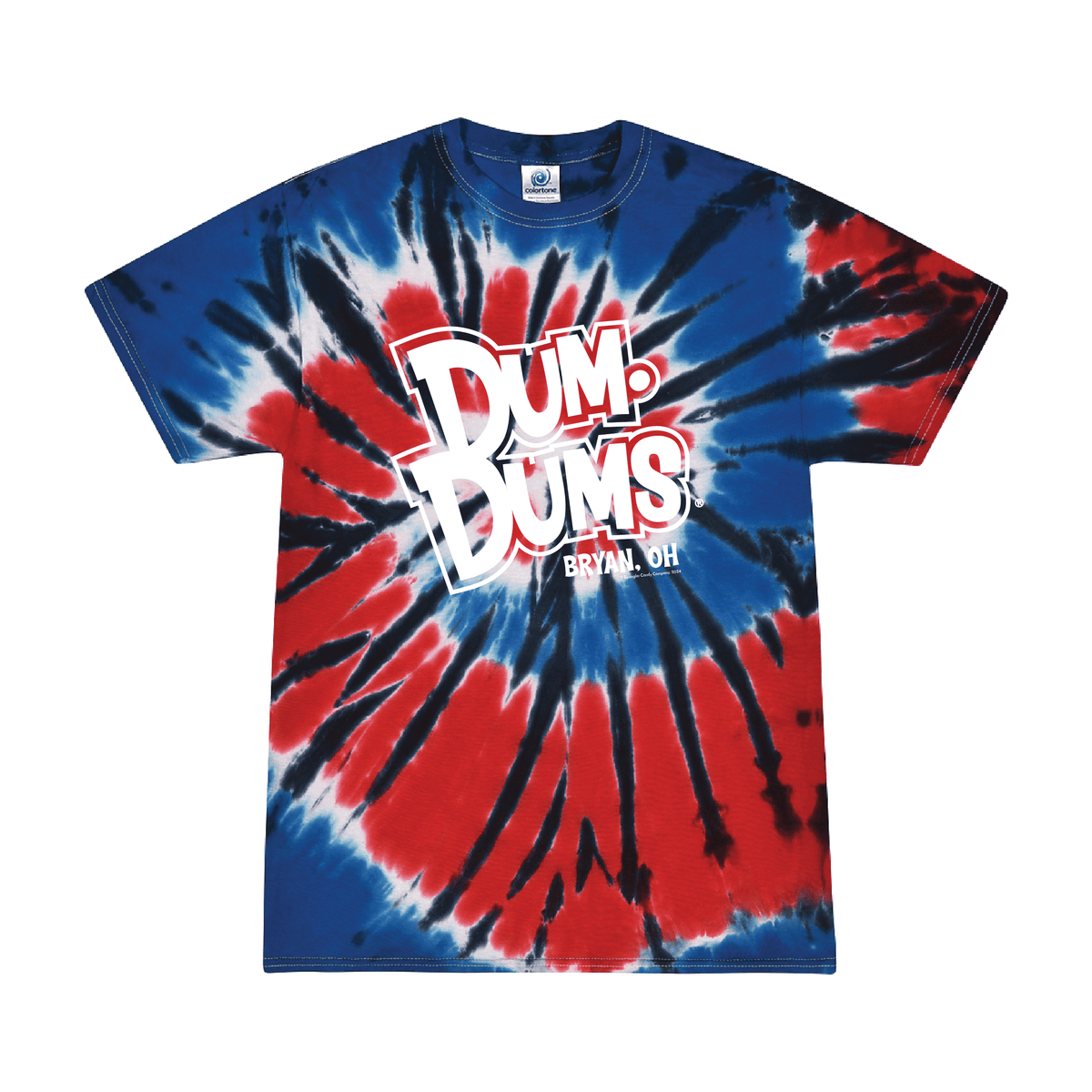Dum Dums®  Ohio Tie-Dye Tee | Unisex Candy Graphic T-Shirt