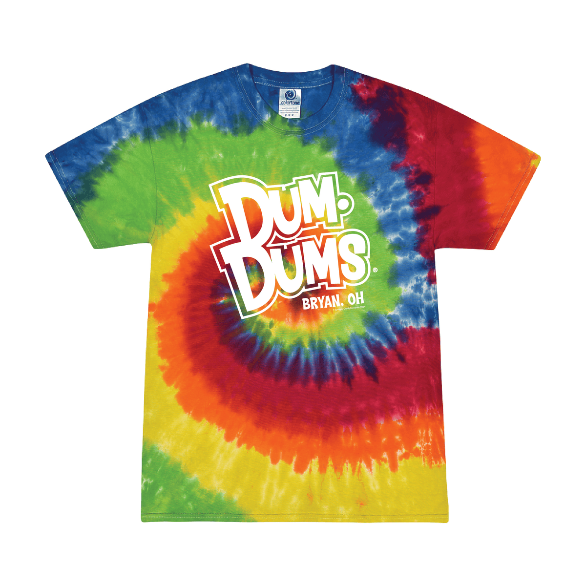 Dum Dums®  Ohio Tie-Dye Tee | Unisex Candy Graphic T-Shirt