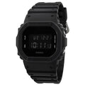 Casio G-SHOCK Men's Black Dial Digital Watch Black Resin Strap - DW-5600BB-1