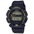 Casio G-SHOCK Men's Gold Accent Digital Watch Black Resin Strap - DW-9052GBX-1A9