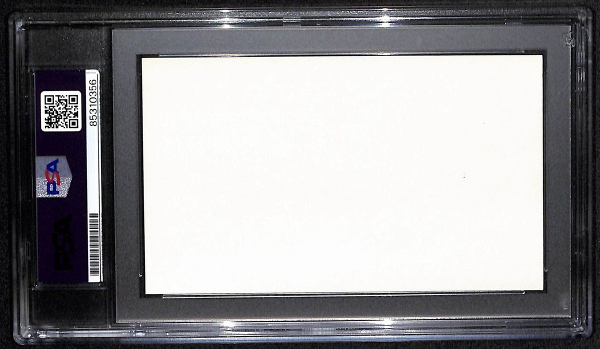 Doc Blanchard Signed/Auto 3x5 Index Card Heisman Winner Army PSA/DNA 190617