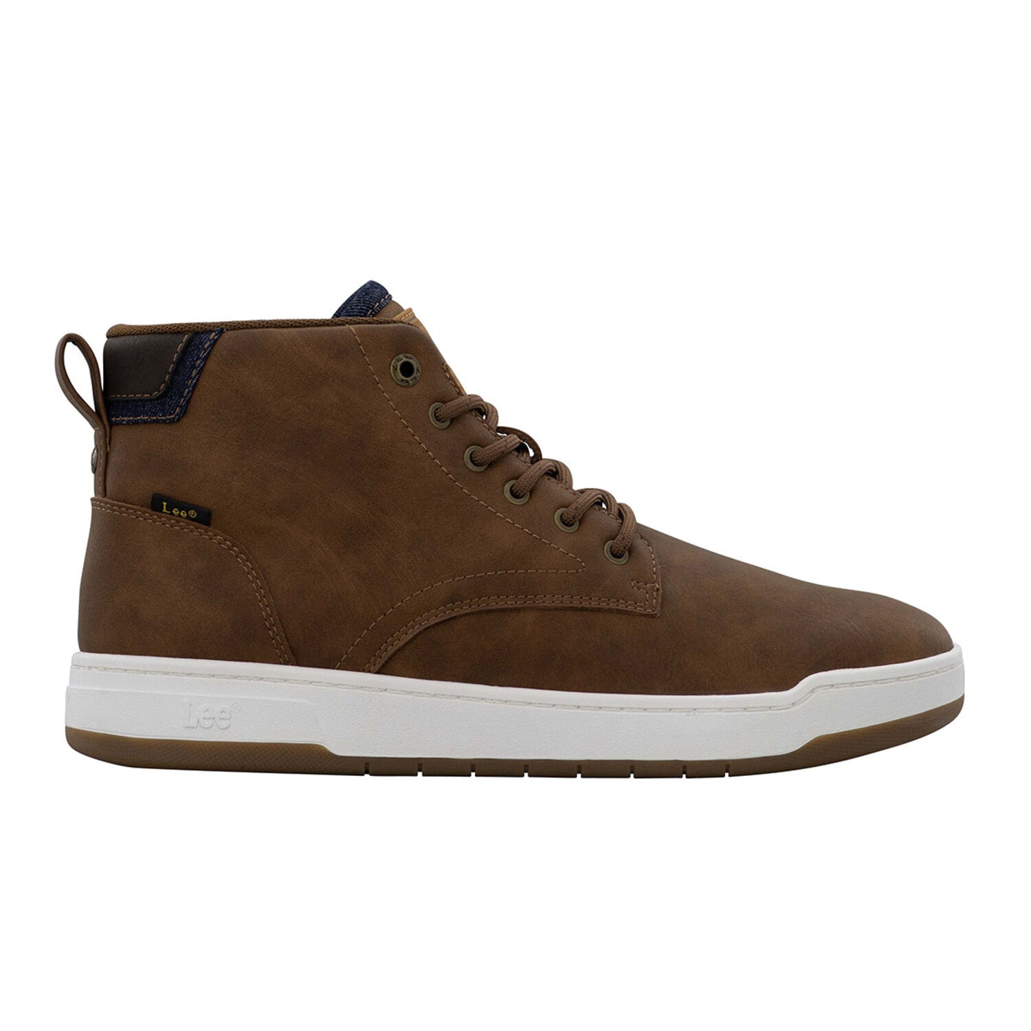 Spencer // British Tan + Navy Denim