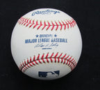 Pete Elliott Autographed OML Baseball College Football Coach