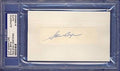 STEVE BRYE Signed Cut Signature PSA/DNA Slabbed 132508
