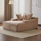 Oversized Chaise Lounge Chair Cozy Cloud Couch With 3 Throw
