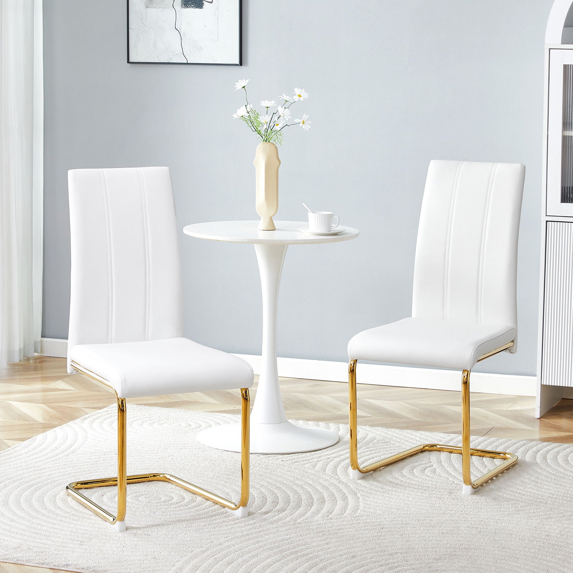 Luxury Aesthetic Upholstered Dining Chairs