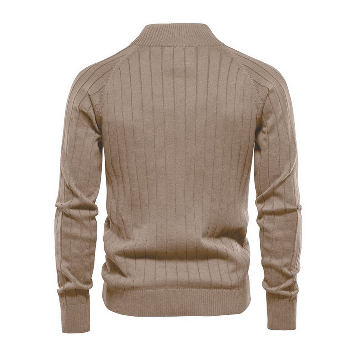 Zip-Up Cardigan // Khaki