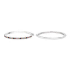 2.24 Carat Genuine Multi Sapphire .925 Sterling Silver Earrings