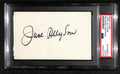 June Allyson Signed 3x5 Index Card "Thou Swell & Treat Me Rough" PSA/DNA