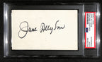 June Allyson Signed 3x5 Index Card "Thou Swell & Treat Me Rough" PSA/DNA