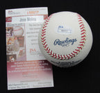 Jose Molina Signed/Auto Yankees 100th OML Baseball JSA  186764