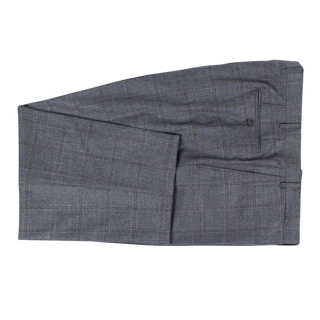 Windowpane Wool 2 Button Suit // Gray
