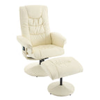 Recliner Chair With Ottoman