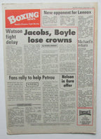 December 1, 1989 Boxing News Magazine Roberto Duran Sugar Ray Leonard