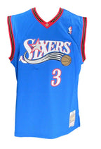 Allen Iverson HOF Autographed Royal Mitchell & Ness Jersey 76ers JSA 181842