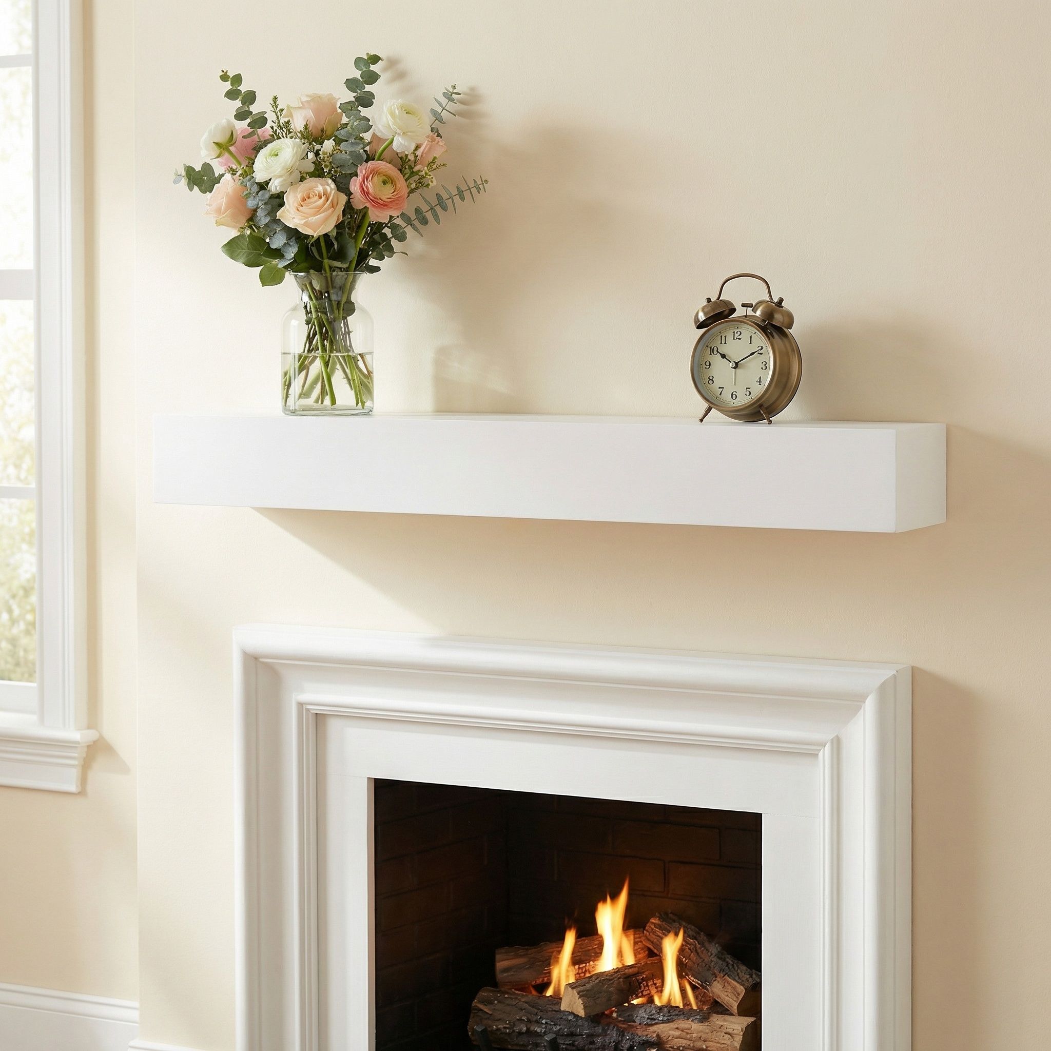 Fireplace Mantel Floating Shelf