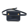 Hermès // Box Calf Leather Pochette Belt Bag // Navy Blue // Pre-Owned